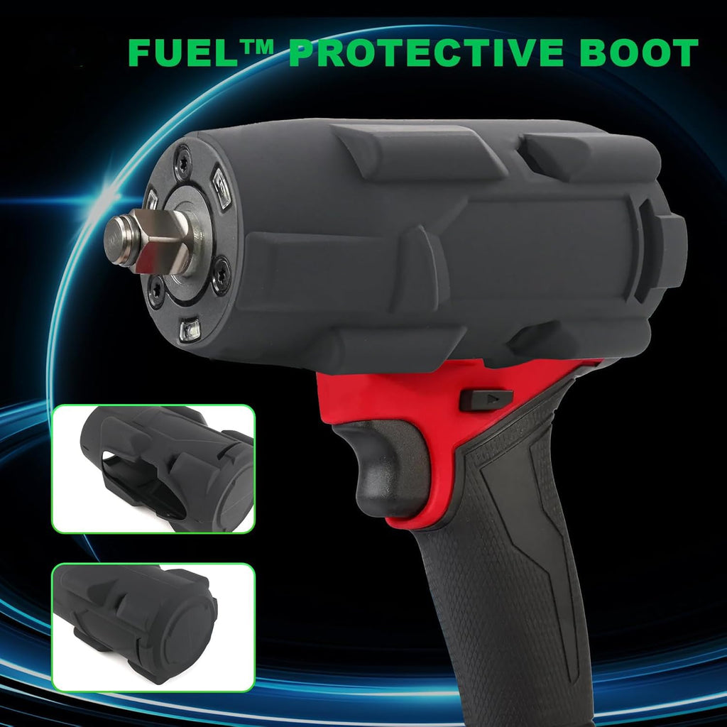 49-16-2960 Protective Boot for M18 FUEL Mid-Torque Impact Wrench Protective Boot for Milwaukee M18 Fuel 1/2" 3/8" 2960-20 2962-20 2962P-20 Wrench Assembly Accessories Part