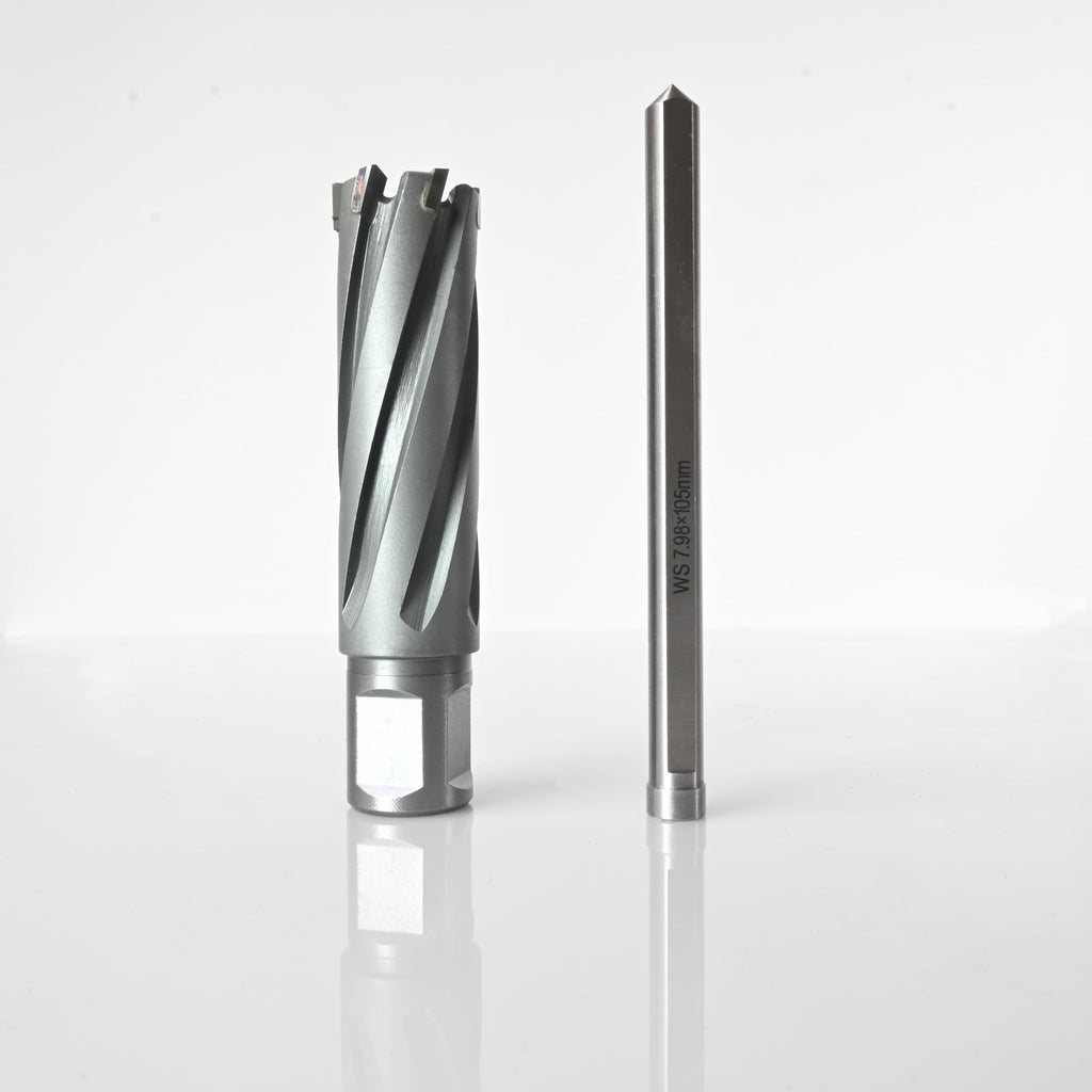Wind Speed 7/8 in TCT Annular Cutter, 2 in Depth, 3/4 in Weldon Shank