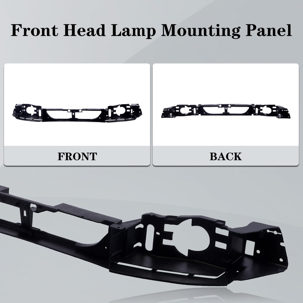 Front Head Lamp Mounting Panel Fits Ford Mustang 99-04 FO1221119