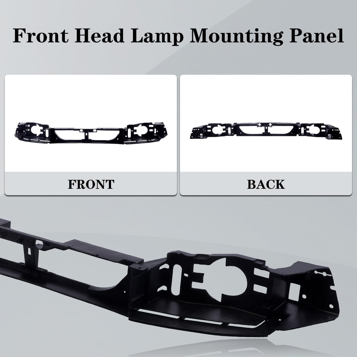 Front Head Lamp Mounting Panel Fits Ford Mustang 99-04 FO1221119