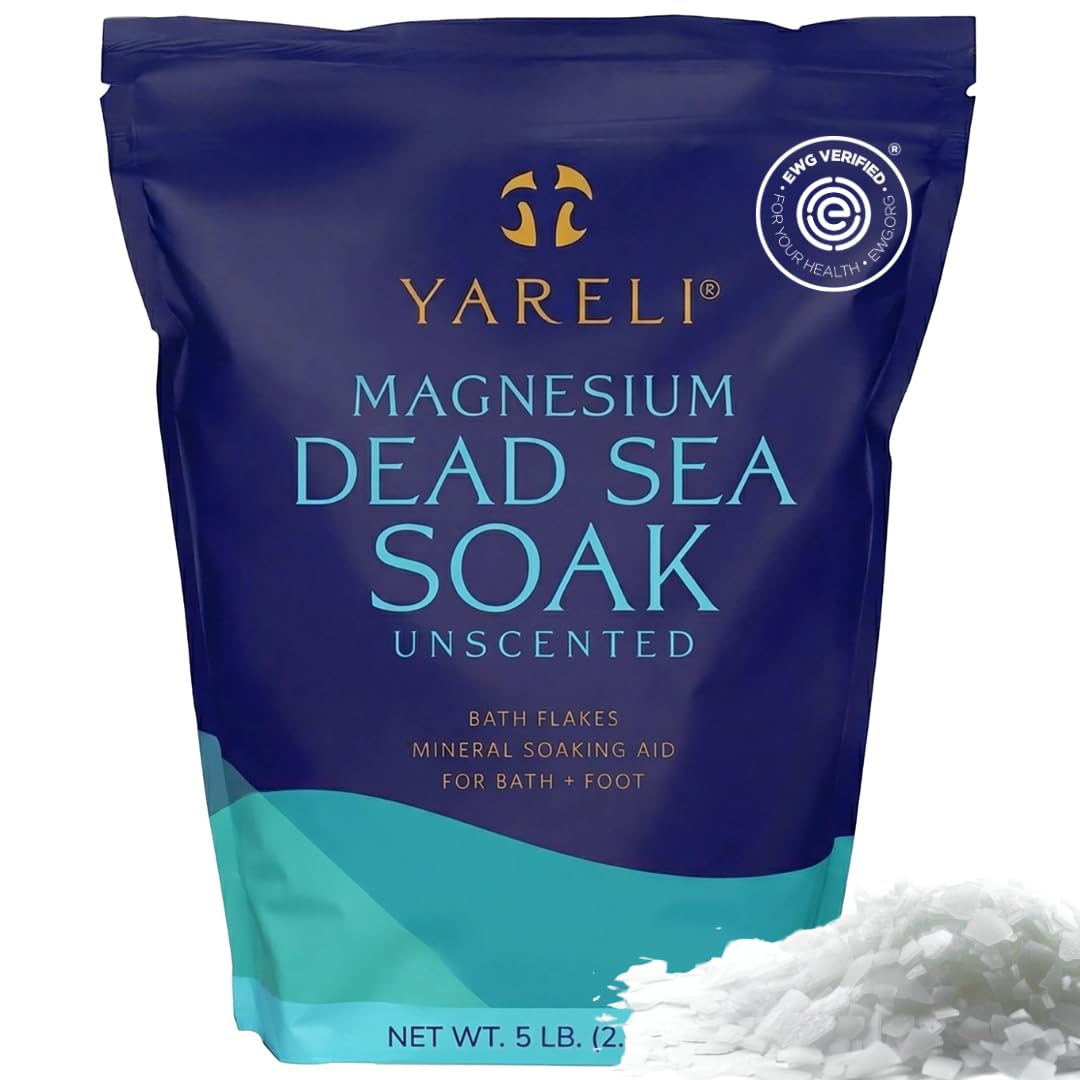 Magnesium Flakes Dead Sea Bath Soak, 5lb Unscented