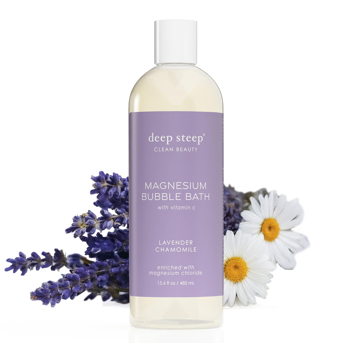 Magnesium Bubble Bath, Lavender Chamomile, 15.6oz – Muscle Soak