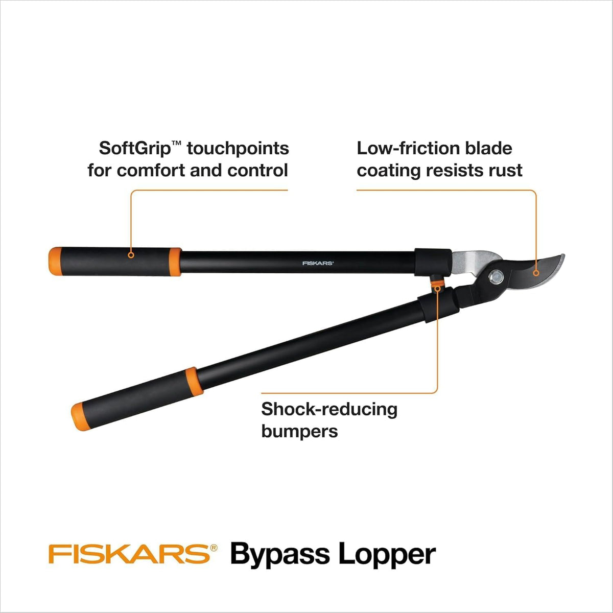 28" Loppers for Tree Trimming, Heavy Duty, Rust-Resistant Sharp Bypass Steel Blade Loppers, Branch Cutter up to 1.5"