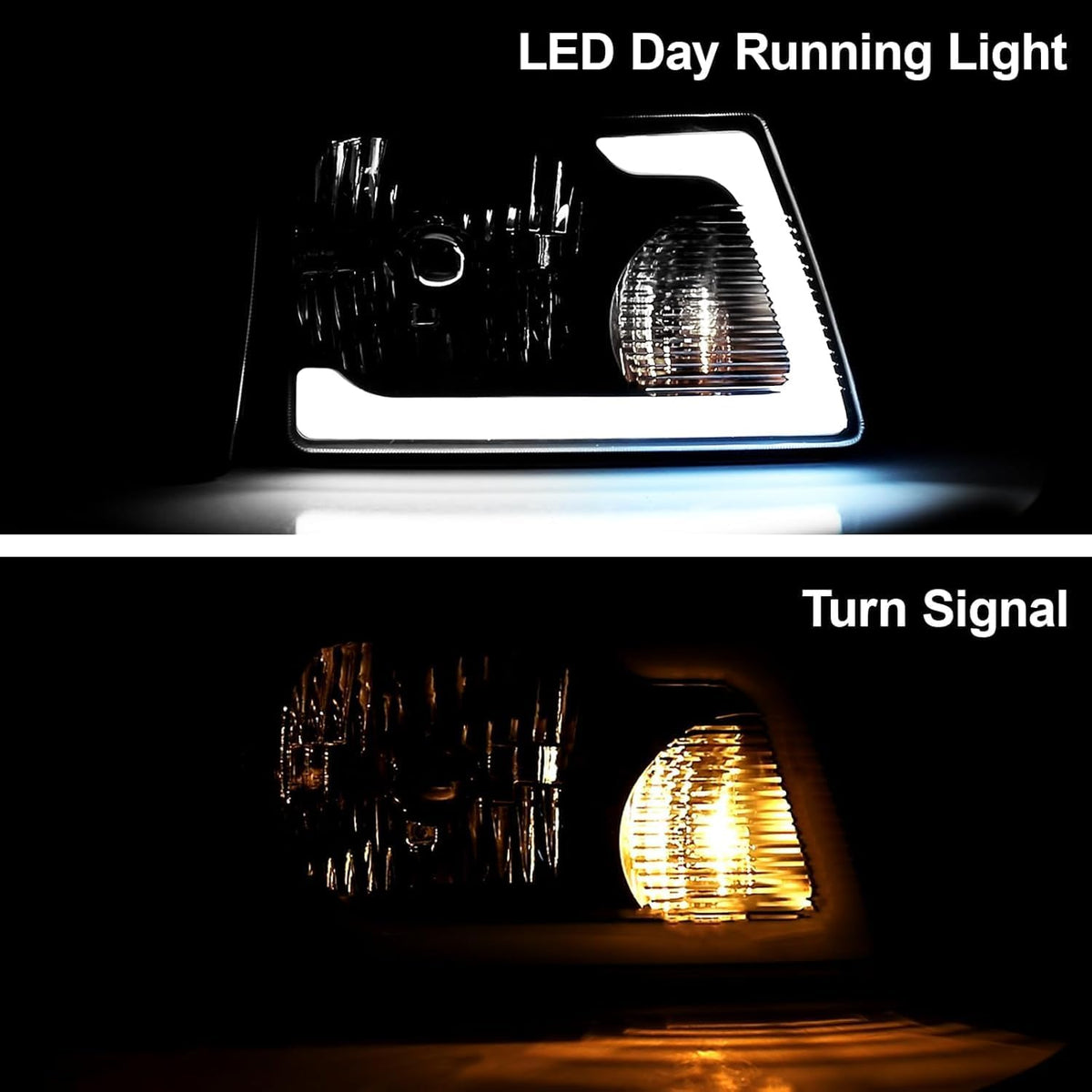 Led DRL Headlight compatible with 2001-2011 Ford Ranger