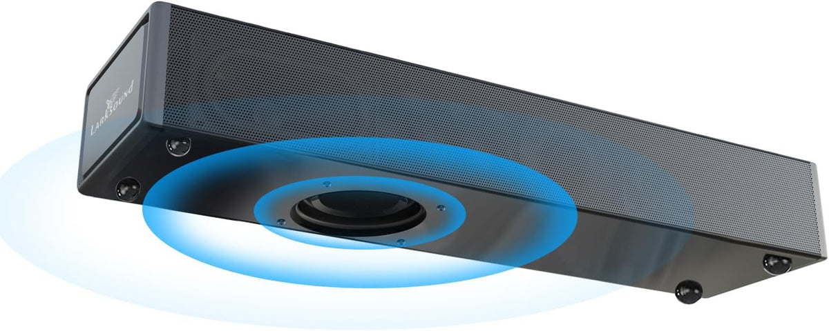 2.1 Sound Bar for TV, 16 Inch Soundbar with Built-in Subwoofer | 110W soundbar with built-in subwoofer, 4 EQ modes