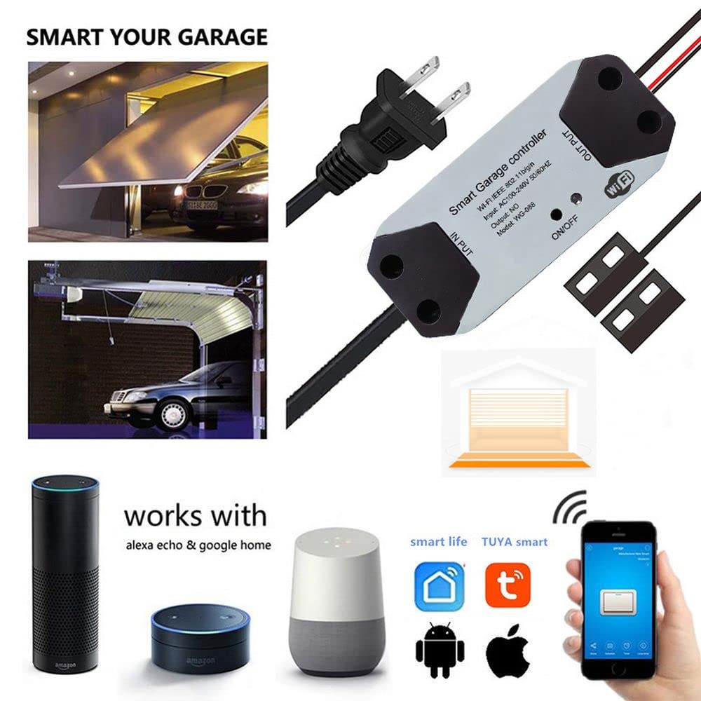 Tuya Smart WiFi Switch Garage Door Opener Controller