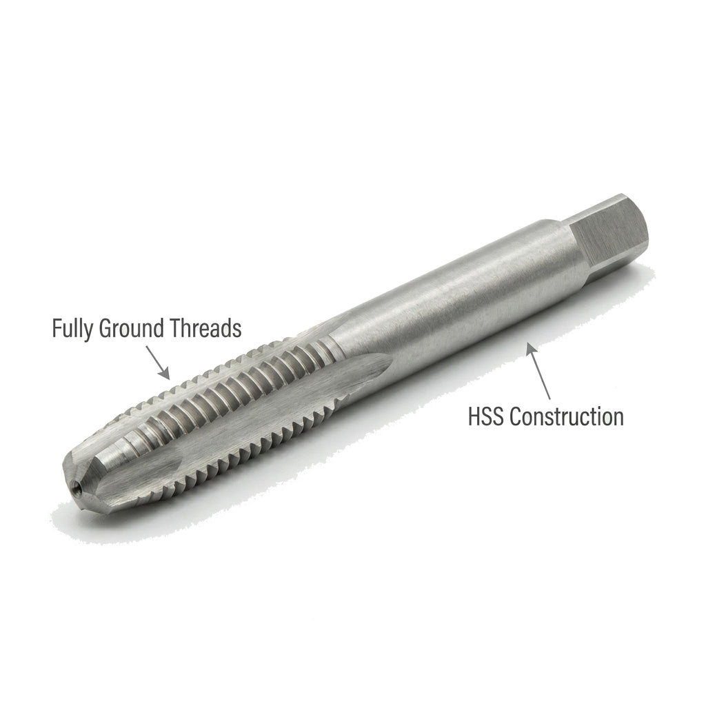 Accusize Spiral Point Tap 1/4-20NC H3 HSS 2-Flute, 10 Pc Set