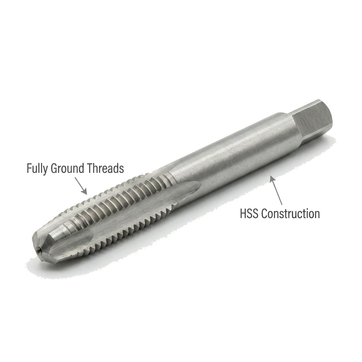 Accusize Spiral Point Tap 1/4-20NC H3 HSS 2-Flute, 10 Pc Set