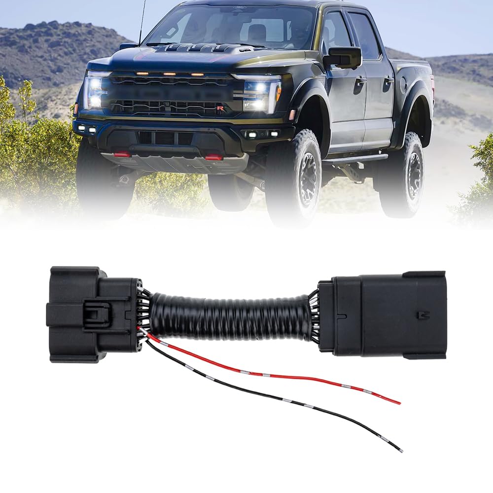 Parking Light Adapter Headlight Harness for 2021-2024 F.ord F-150 R.aptor