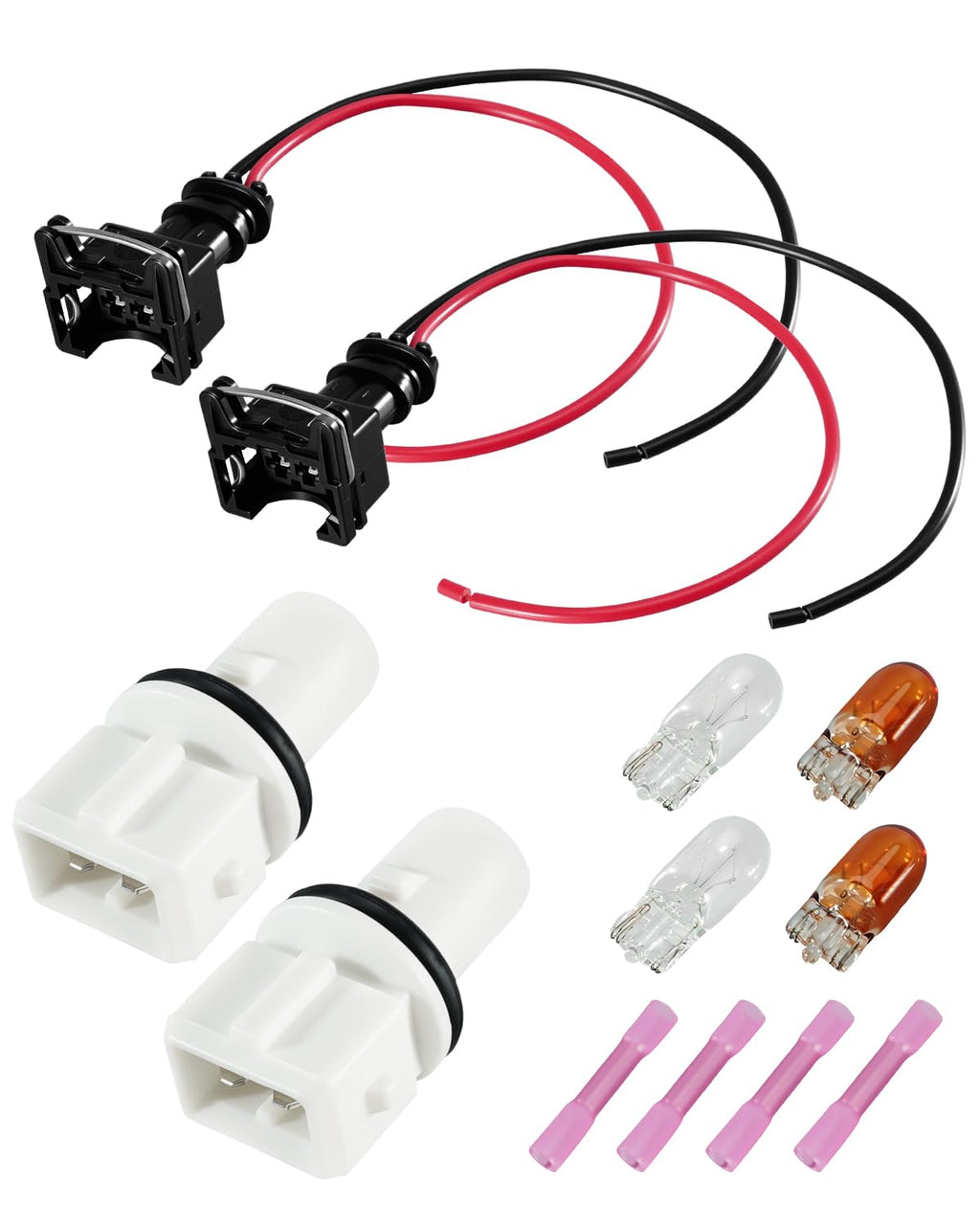 Side Marker Light Bulb Socket Wire Harness Fit for Ford F250 F350 F450 F550