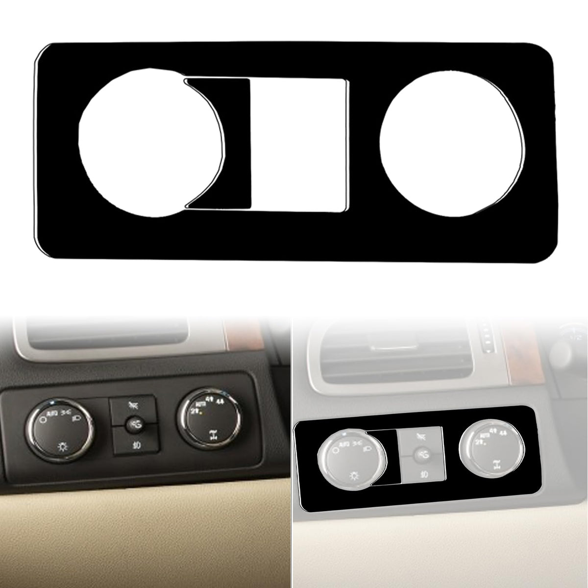 JKYUKU ABS for Chevrolet Accessories Headlight Switch Control Buttons