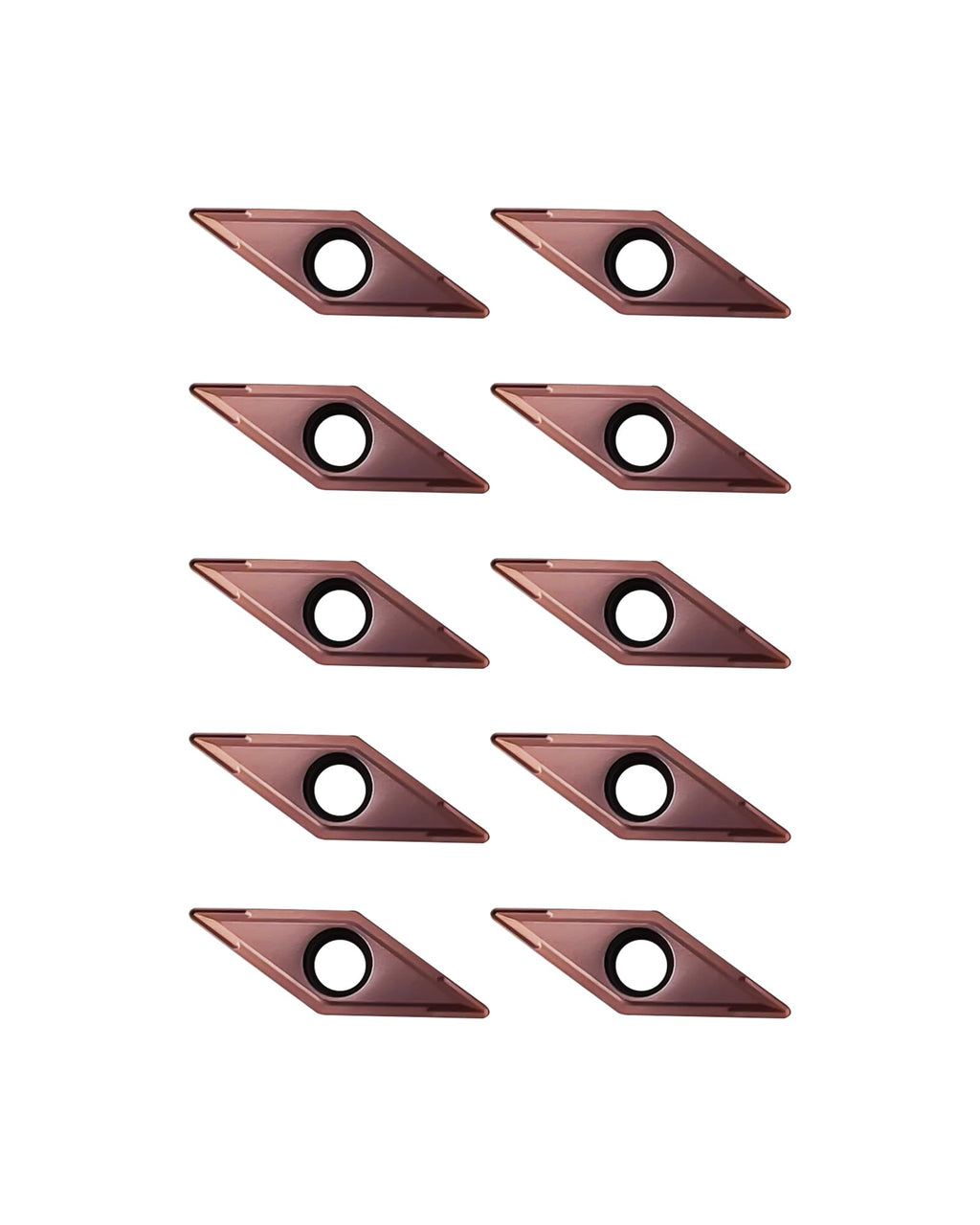 Zorqon10PcsCarbide Turning Inserts VCMT221 VCMT110304-PM