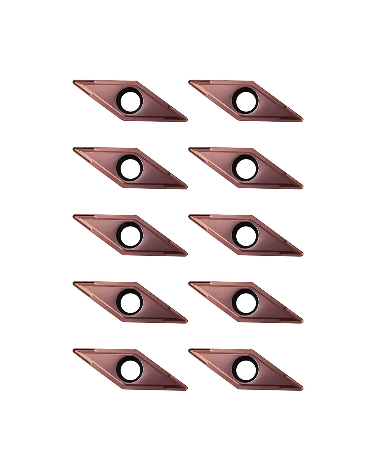 Zorqon10PcsCarbide Turning Inserts VCMT221 VCMT110304-PM