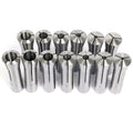 8MILELAKE 13pcs R8 Collets 1/8"-7/8" Precision R8 Collet Set for Bridgeport
