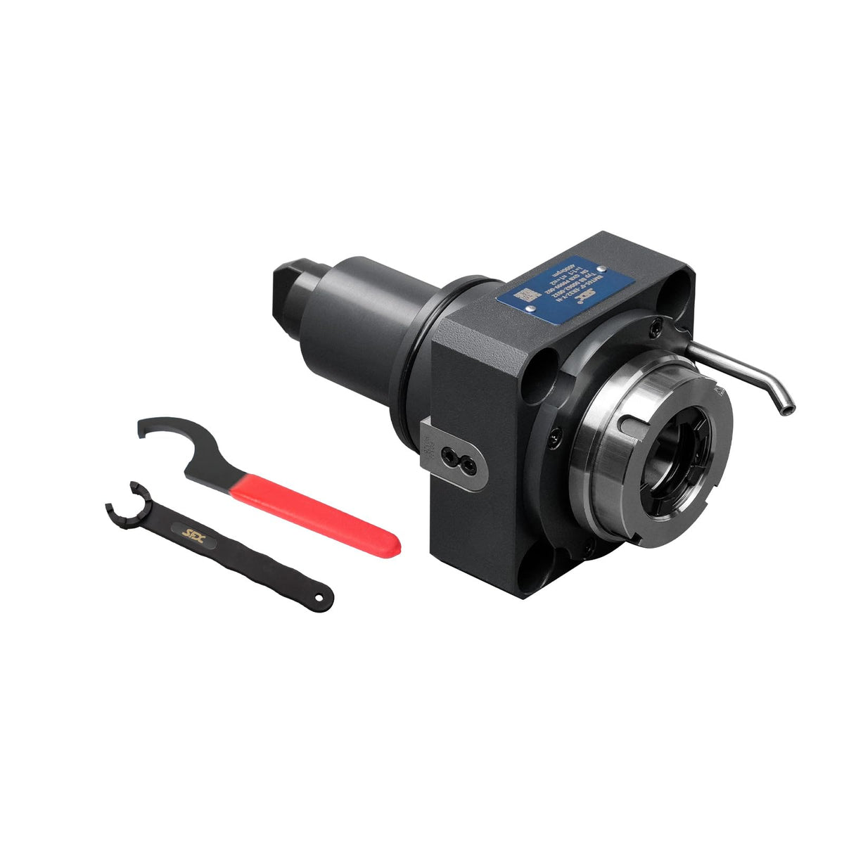 Driven Tool Holder BMT65 0 Degree Angle CNC Lathe Tooling Live Tool Holder for CNC Lathe Live Tool Turret Driven Holder 72mm Extension 6000rpm Internal Lock Type 0.003mm Precision with NSK Bearings