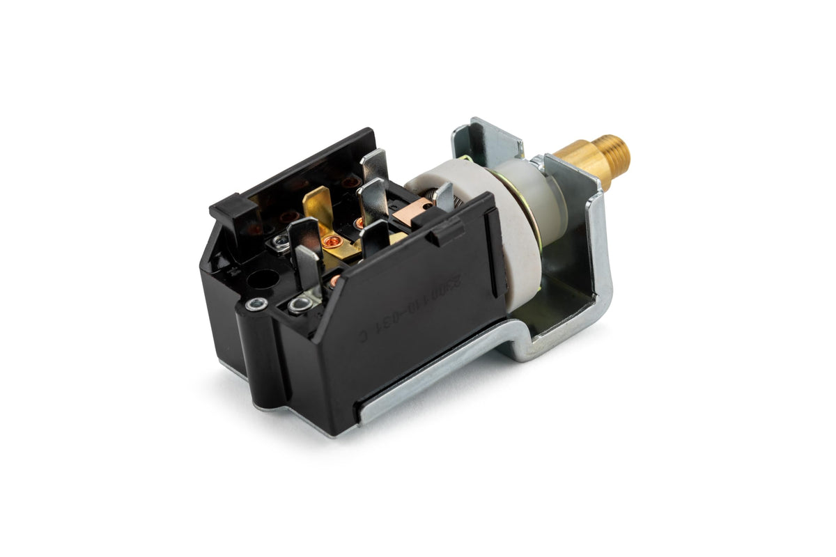 AccuPart Headlamp Dimmer Switch Column-Mounted High-Low Beam Toggle Direct Plug-in - Fits Jeep CJ-5 1973-1979 & CJ-6 1973-1975 - Replacement for Classic CJ Headlight Control