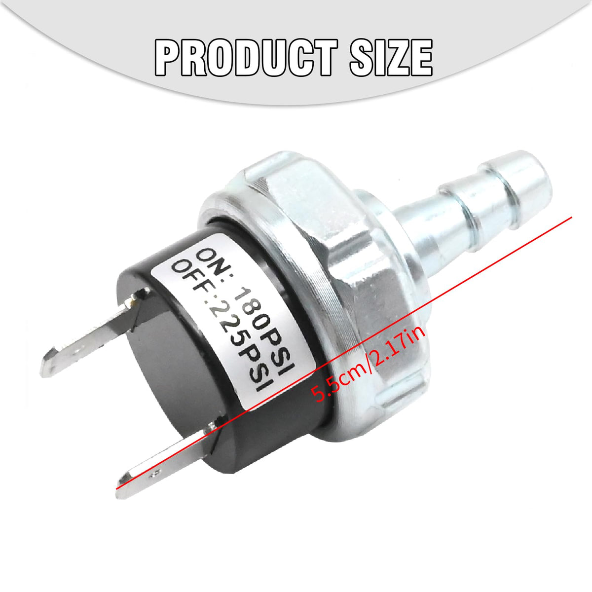 Saihisday 180-225 PSI Air Compressor Pressure Power Switch AB-9063290