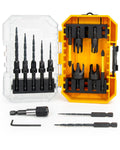 Countersink Drill Bit Set, 16PCS Tapered Bits with Plug Cutters