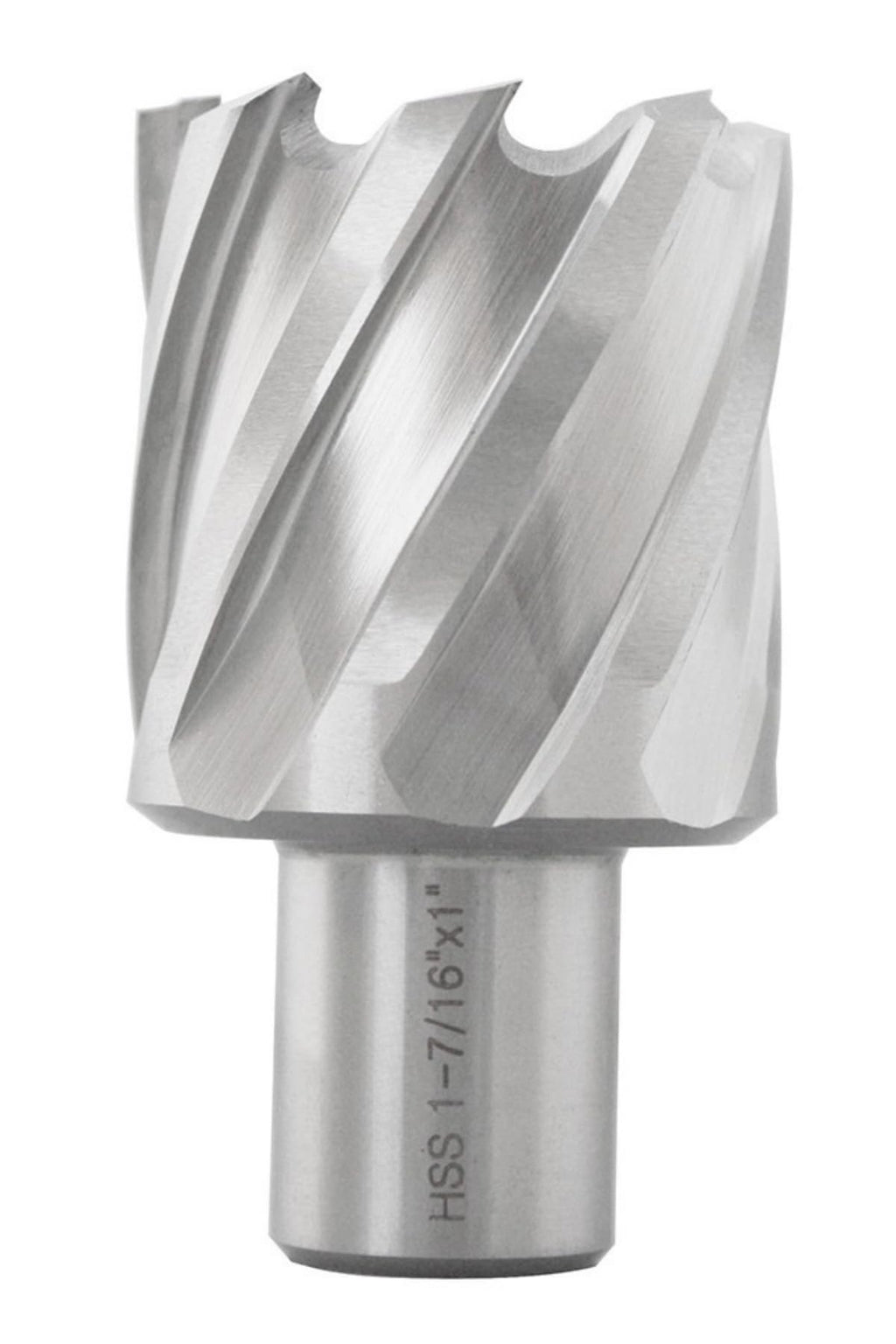 Accusize HSS Annular Cutter 1-7/16 x 1 in Cutting Depth, 3/4" Weldon Shank