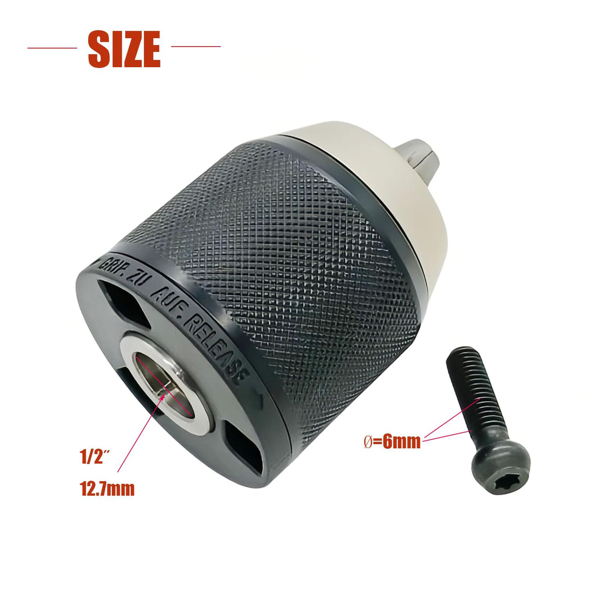 DCD780 DCD785 N092054 Keyless Chuck Replace for DEWALT DCD780B C2 with Left Hand Chuck Screw DCD780C2 DCD780C2-B2 DCD785C2-B2 Drill