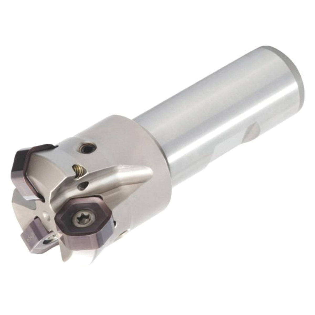 WIDIA 3953894 Face Mills M1200 Series Inch End Mill 0.7500 Inch Dia, 0.1380 Inch Max Depth, 3.2800" Length, Weldon Shank Cylindrical Steel 3 Flutes