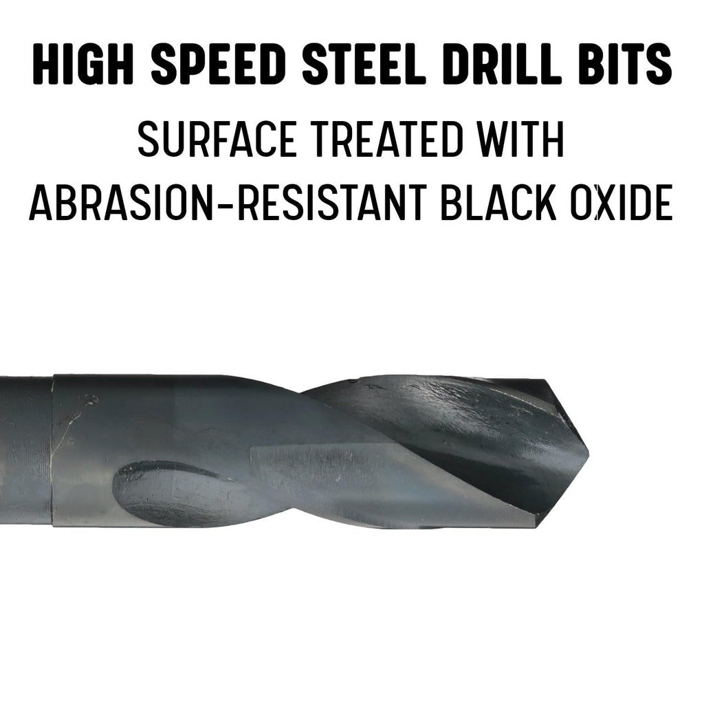 Drill America-DWDRSD5/16 5/16" High Speed Steel Reduced Shank Drill Bit with 1/4" Shank, DWDRSD Series