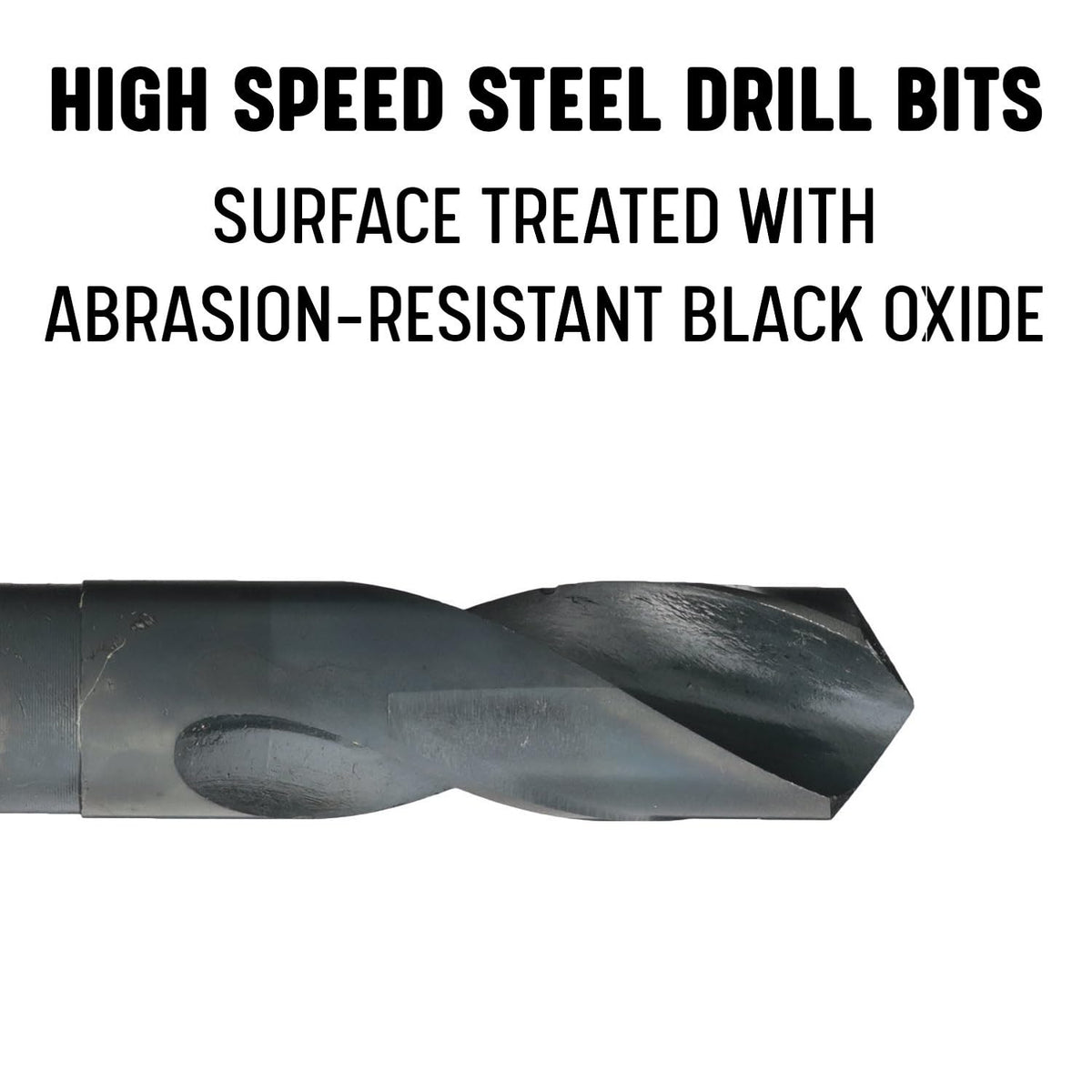 Drill America-DWDRSD5/16 5/16" High Speed Steel Reduced Shank Drill Bit with 1/4" Shank, DWDRSD Series