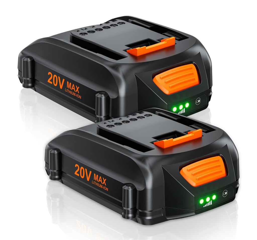 Upgraded 4.0Ah WA3525 Battery Replacement for WORX Battery 20V Power Share
