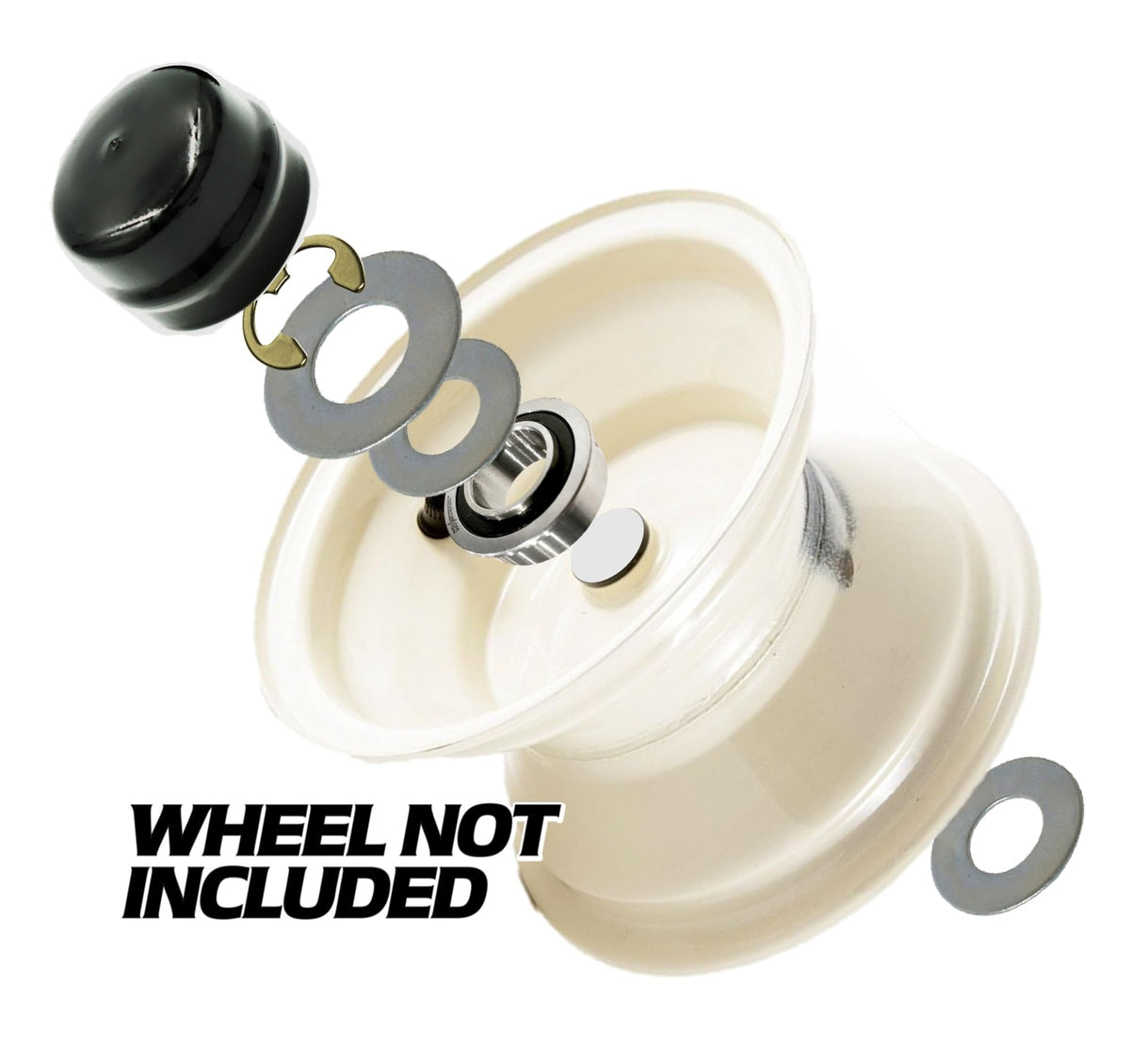 532124959 Front Wheel Bushing to Bearing Conversion Kit for Husqvarna