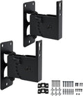 Speaker Wall Mount , Holds up to 30lbs，Swivel and Tilt, 2 Packs | All Metal Wall Speaker Mount for Small