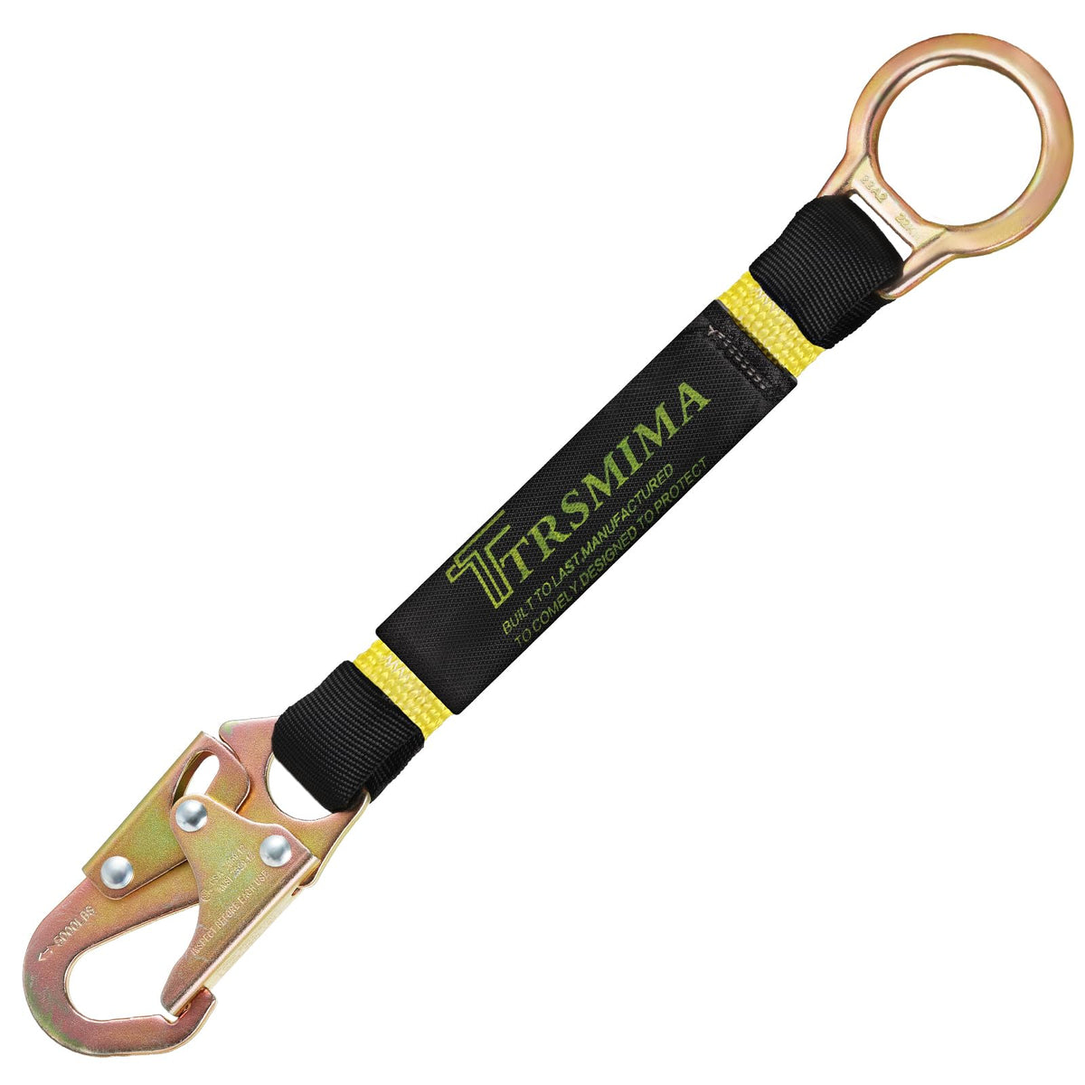 TRSMIMA Safety Harness Extension Lanyard - 18”D-ring Extender