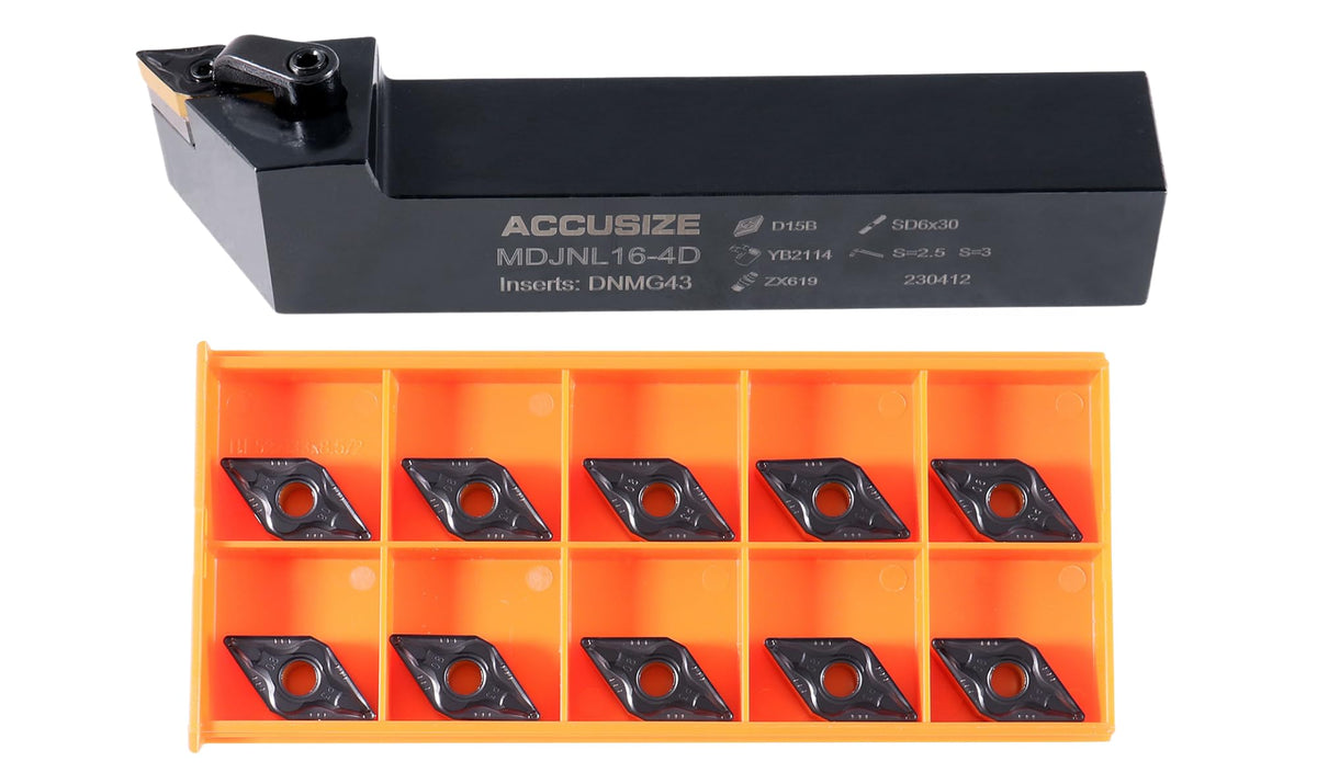 Accusize Industrial Tools Indexable Tool Holder, 1", LH, 2302-6020INS