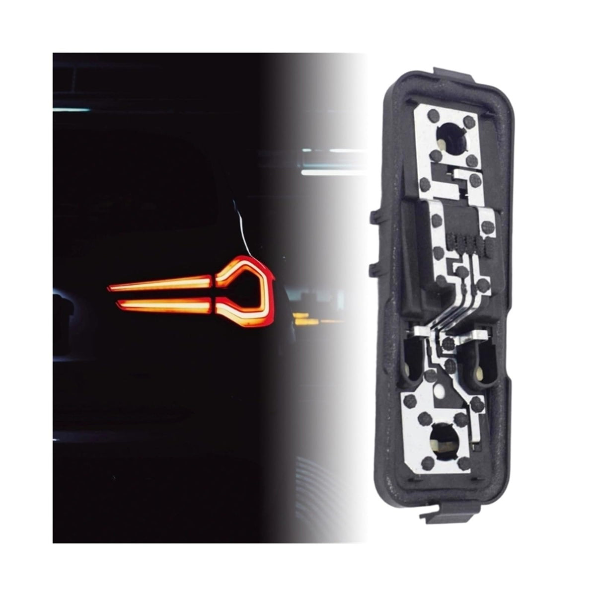 Car Left/Right Tail Light Circuit Board Bulb Socket Rear Taillight Base Fit For BMW X3 F25 2011 2012 2013 2014 2015 2016 2017 63217288198