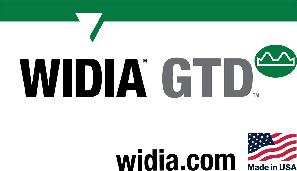 WIDIA GTD 13367 GUN5351 Tap, Plug Chamfer, Right Hand Cut, 2 Flutes, M2 X 0.4, HSS, Uncoated