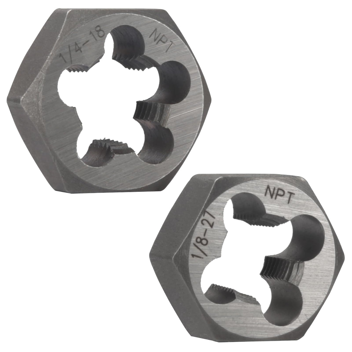 HOTYELL NPT Pipe Die, High Carbon Steel Rethreading Hex Die