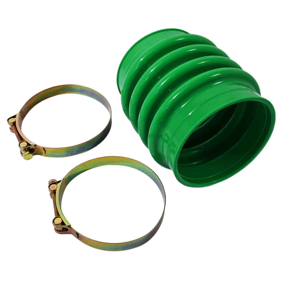 Promrmr 1006882 Green Bellows Boot & 2PCS Clamps for Jumping Jack Rammers 5001006882 Compatible with Wacker Neuson Compactor Tamper BS60-4 BS650 BS65Y DS70 DS720 BS60-2i BS600 BS70-2 BS70-2i BS700