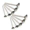 Luo ke 10 Pcs 1/8'' Shank Bowl Shape Diamond Burr (8mm - 16mm)