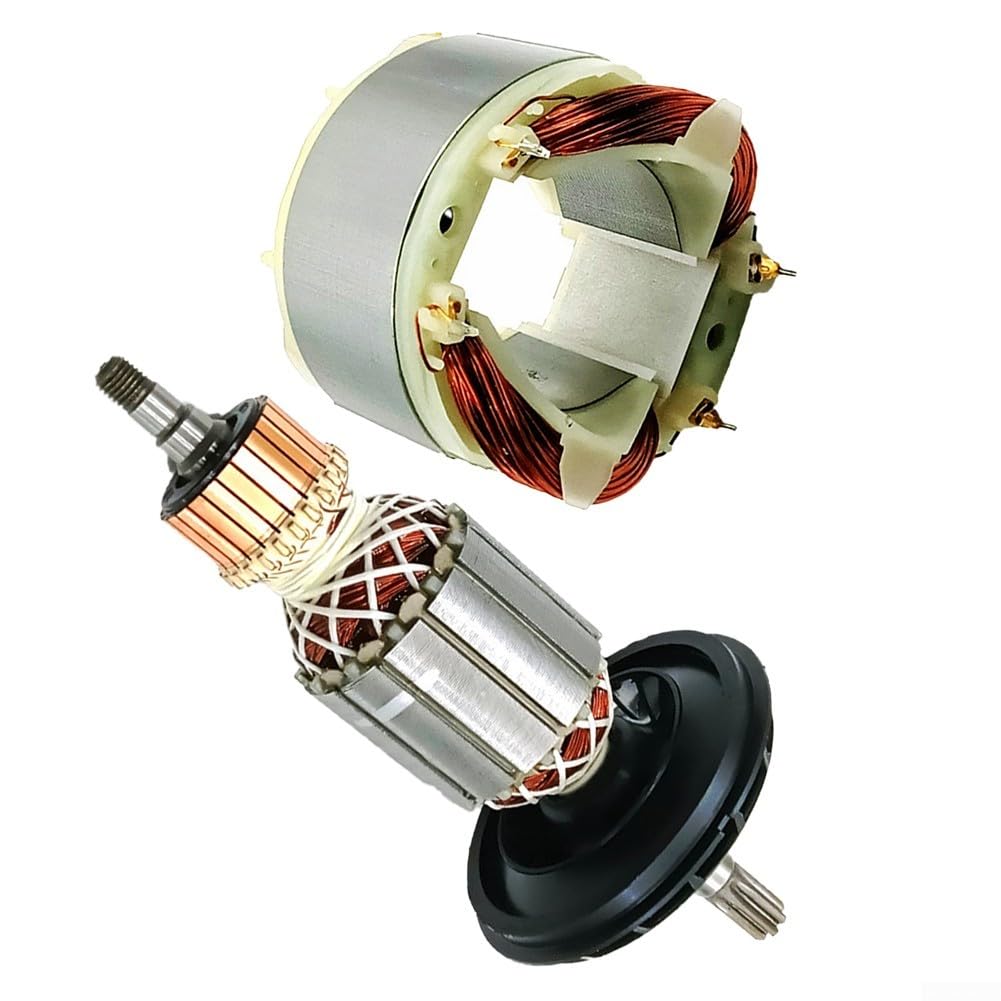 For Bosch RH540 RH540S Armature And Stator Set Includes 1619P10864 Armature And 1619P08324 Stator Metal Construction Replacement Parts For Motor Repair Or Upgrade One Set