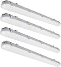kadision 4FT LED Vapor Tight Light Fixture, 60W/50W/40W Adjustable, 4 Pack