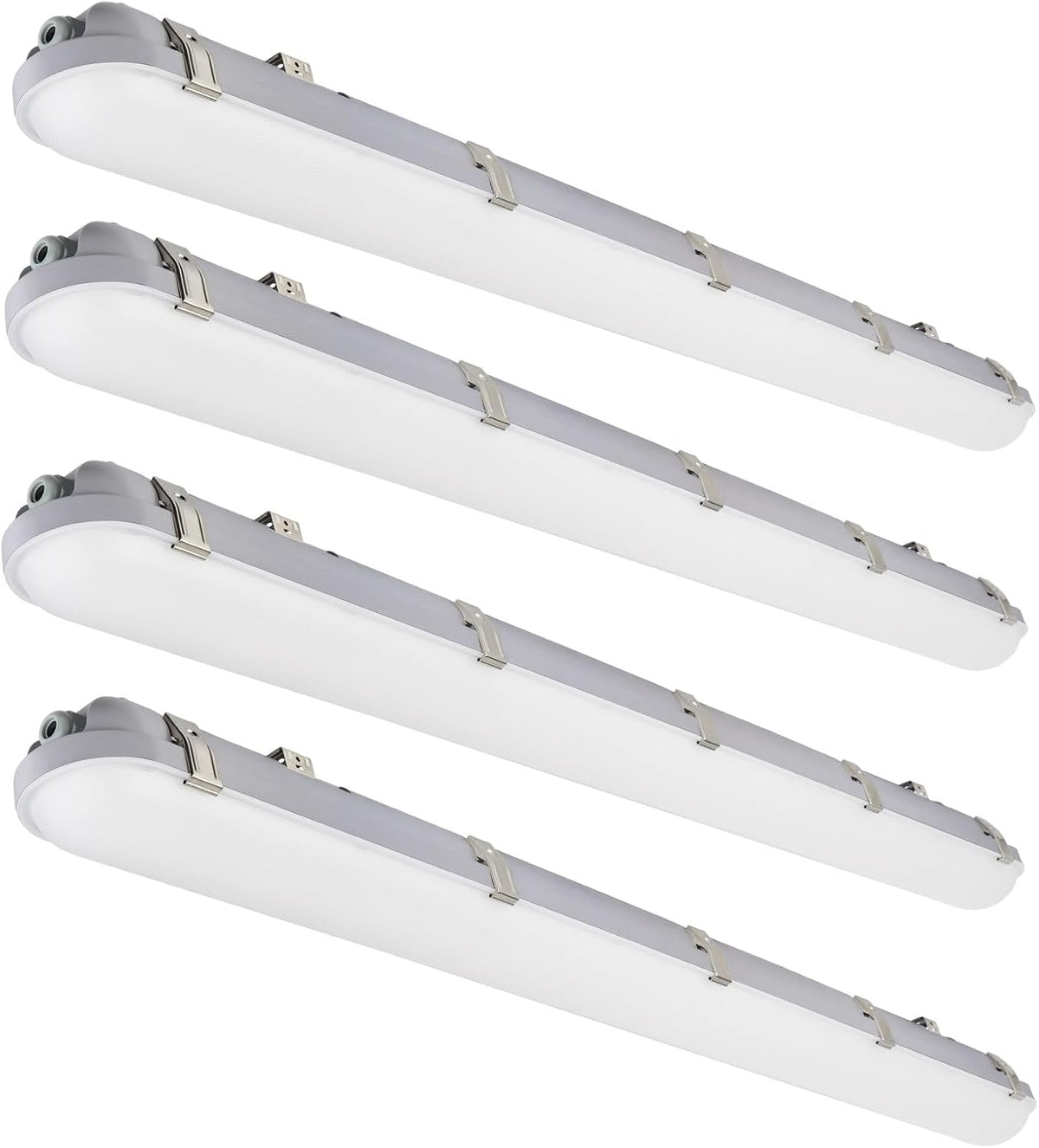 kadision 4FT LED Vapor Tight Light Fixture, 60W/50W/40W Adjustable, 4 Pack