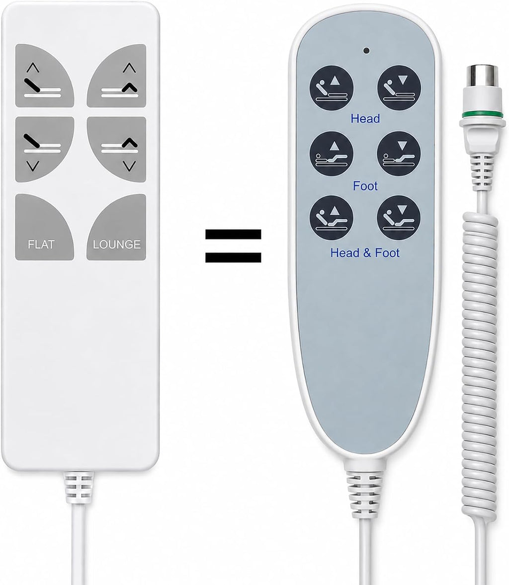 Replacement for Medline Medlite Bed MDR107003L MDR107003LO MDR630154R Hand Control Pendant