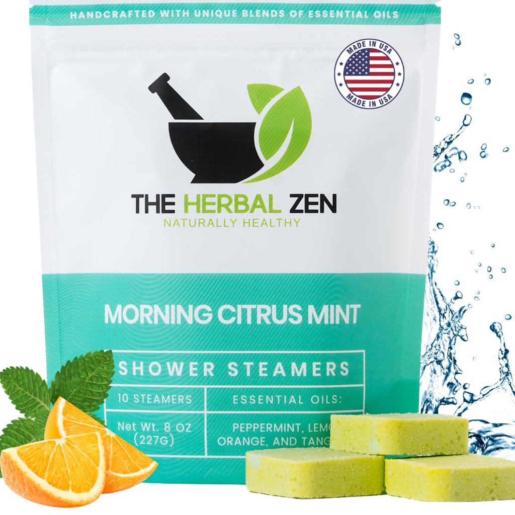 Morning Citrus Mint Shower Steamers Aromatherapy - 10 Pack