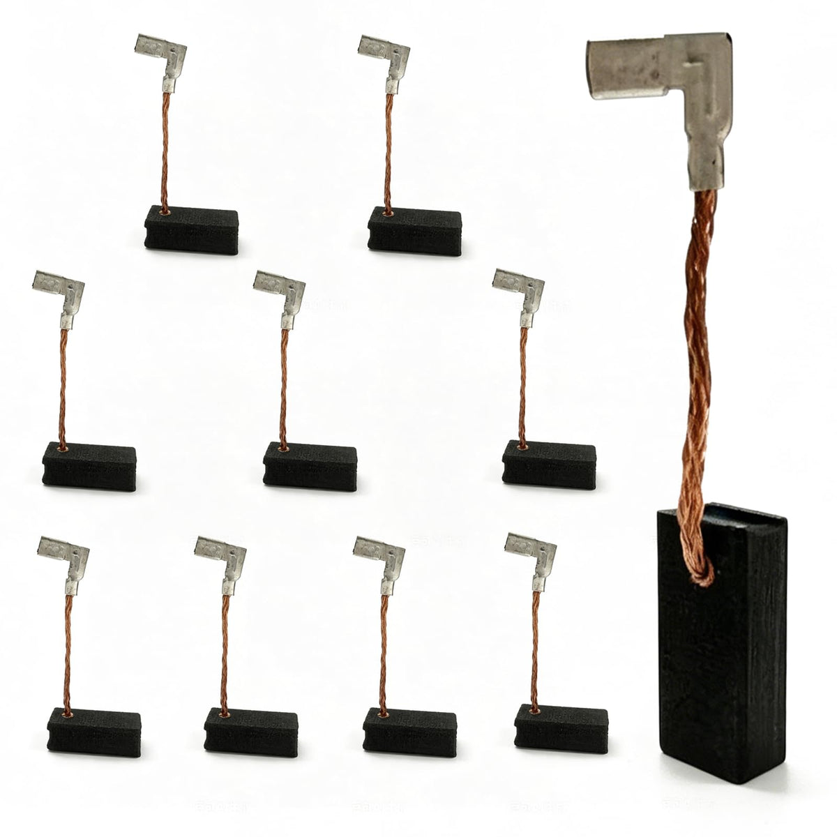 10 Pack A27343-4 Carbon Brushes Compatible with DeWal DWP611 DWP611K Router