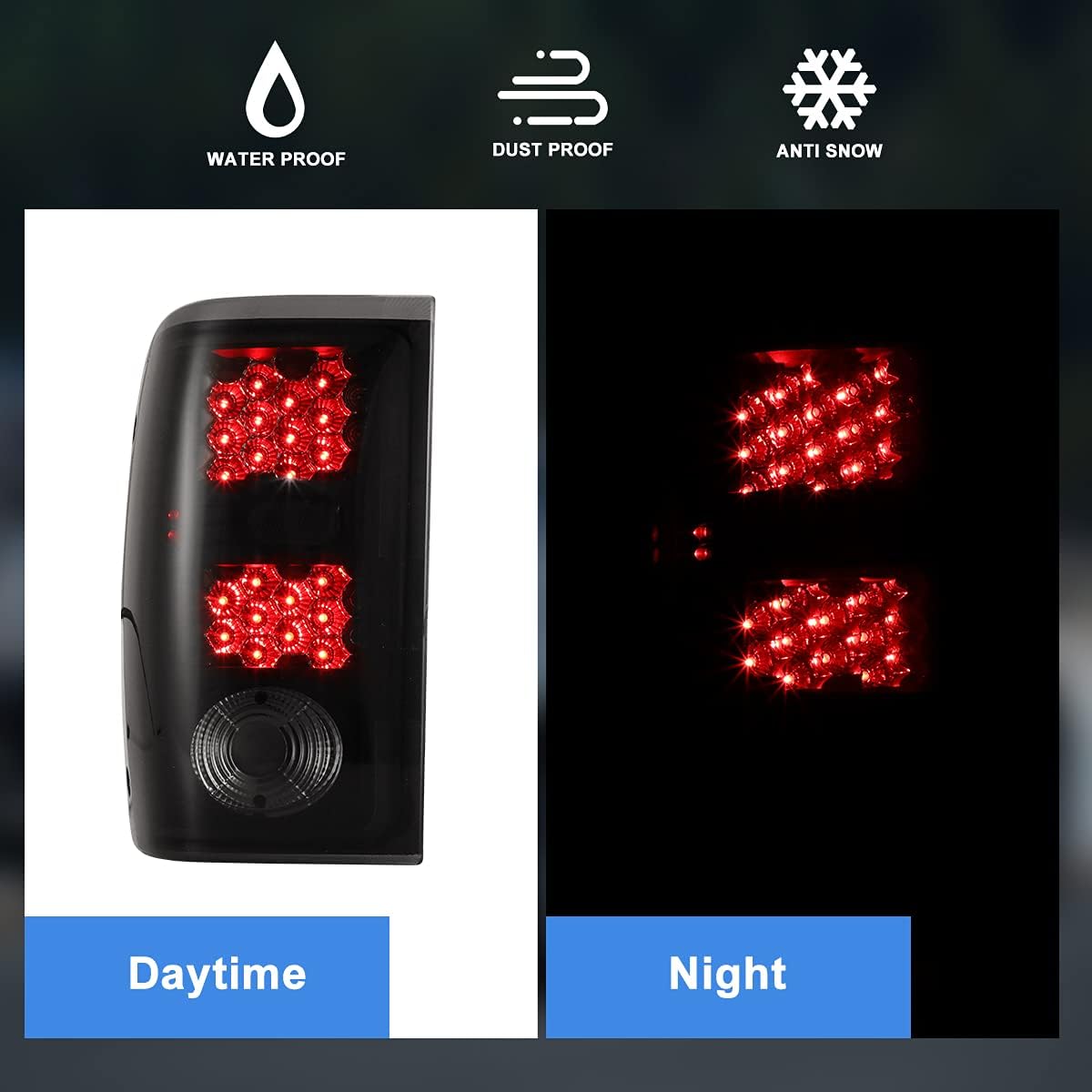 Nixon Offroad Tail Lights for Ford Ranger 2001-2005 Tail Lamps