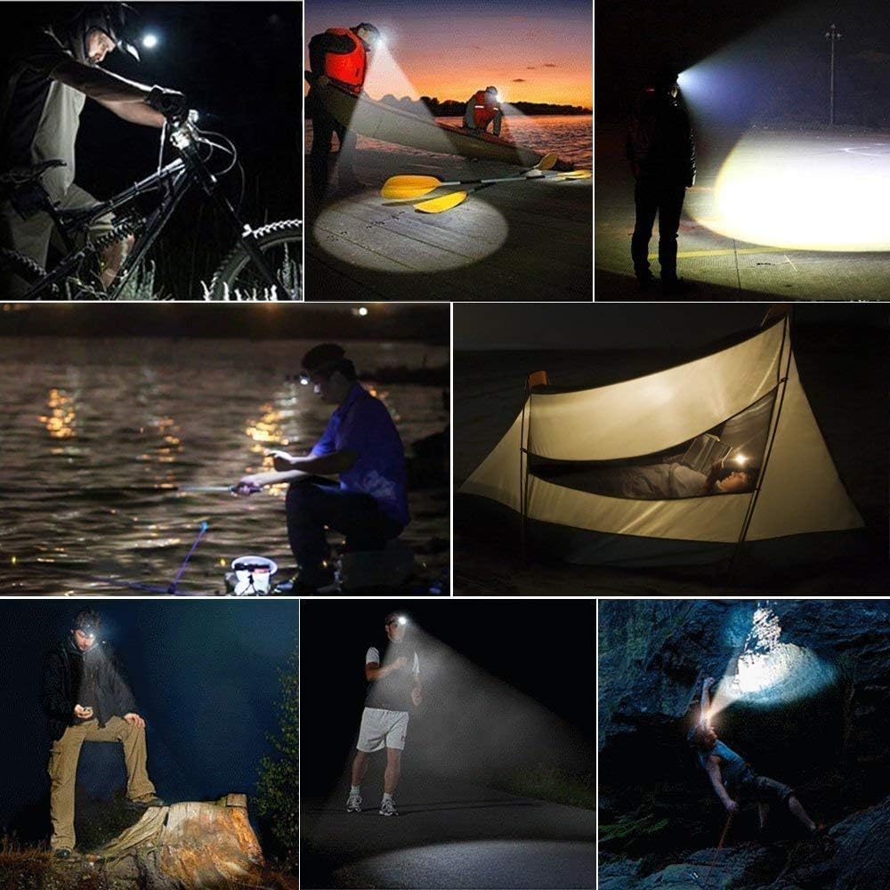Headlamp Rechargeable Super Bright 20000 Lumens,USB-C Head Lamp Flashlight,Ultra Bright Head lamp,Waterproof