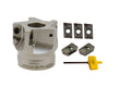 Shars 2" 90 Degree Square Shoulder Indexable Face Mill with 5 PCS APKT1604 Carbide Insert P[
