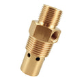 Qiqimingxin Air Compressor Check Valve Fit for Campbell Hausfeld 1/2" Male NPT Tank x 3/8" Compression Tube x 1/8" NPT Unloader Port Brass One-Way Flow Control Valver Replace One-way