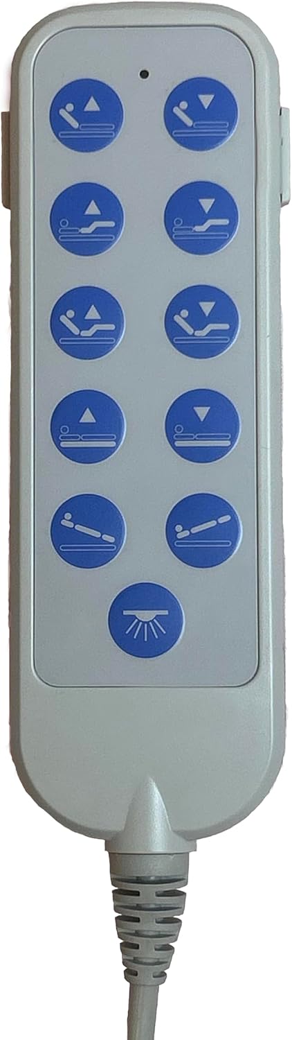Century Bed Hand Pendant 11 Channel with Hook for Full Electric Hospital Beds