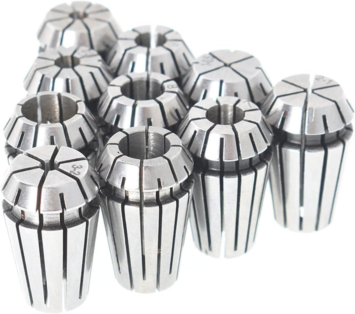 kimllier 10Pcs ER16 1-10MM Spring Collet Set