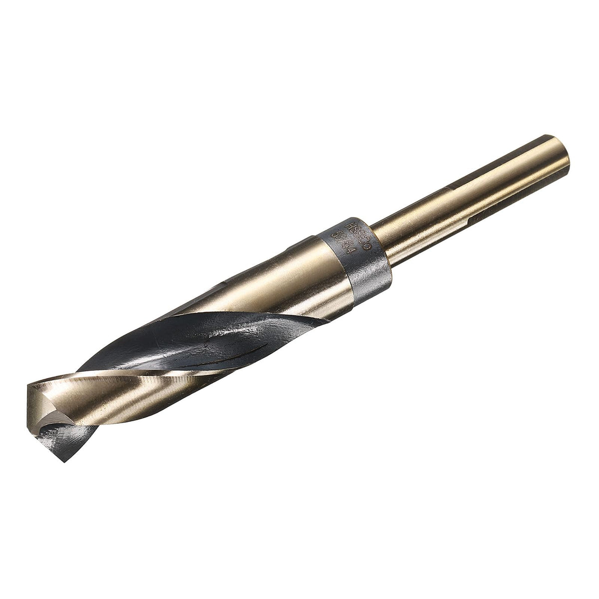 uxcell 53/64" Drill Bit 12mm Reduced Shank 3-Flat M35 5% Cobalt HSS